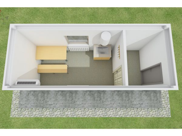 Блок-Контейнер для приема пищи №1