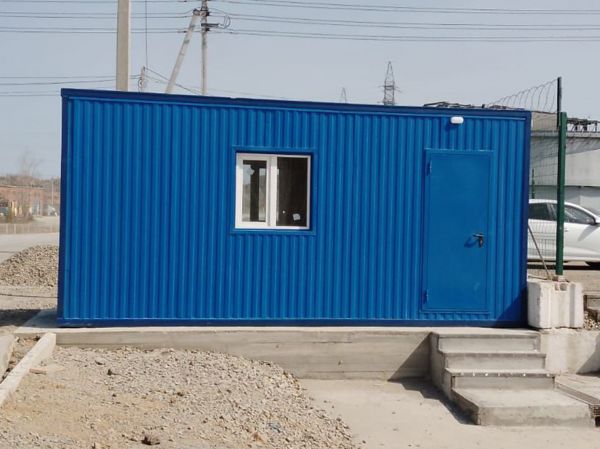 Бытовое помещение контейнерного типа (КПП №1)