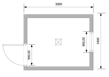 Блок-Контейнер будка охраны модель: РС-К01